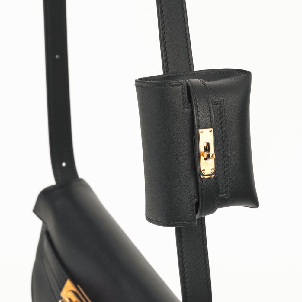Hermes Kelly Moove Black Swift Leather GHW Shoulder Bag - Picture 7 of 16
